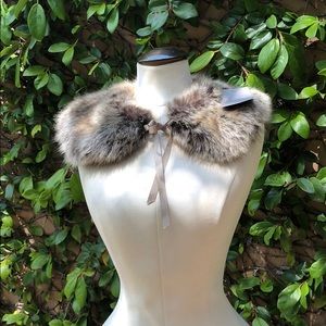 Anthropologie Faux fur collar NWT